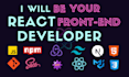 be your react front end web developer