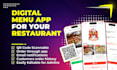 make a digital menu card for your restaurant