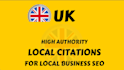 do UK local business citation or local listing