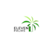 design classic better elegant palm trees and beer logo