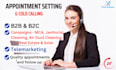 do appointment setting and cold calling