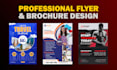 design professional flyer or poster