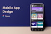 create mobile app ui ux design in figma