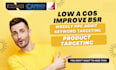 set up and manage amazon PPC campaign advertising ads