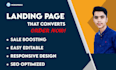 design a effective landing page for conversions