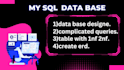 design database, create erd, sql queries assignments
