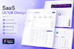design saas website dashboard homepage design website wireframe website mockup