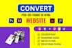 convert sketch to html figma to html psd to html xd to html responsive design