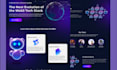 design crypto landing page, nft website, crypto website, tokenomics, roadmap