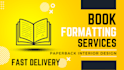 do professional book interior design