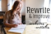 manually rewrite and improve your content