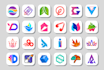 create custom icon designs, website icon sets, and vector icons