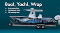 do elegant boat or yacht wrap design