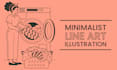 create a minimal outline illustration for your project, website, or app