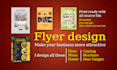 design unique flyer and brochure