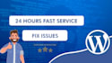 fix wordpress website issues, bugs or critical errors