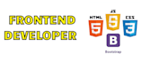 be your front end developer HTML CSS bootstrap