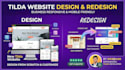 design tilda business responsive website and tilda redesign