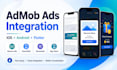 integrate admob ads in your ios or android app