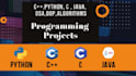 code and debug your c, cpp, java, javascript python csharp task and project