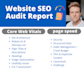 provide full website SEO audit report with actionable pinpoints
