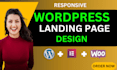 design professional wordpress landing pages or squeeze page