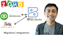 migrate your data to zoho, do zoho setup
