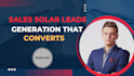 generate solar sales qualified leads using facebook ads strategy