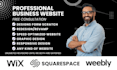 design, develop or redesign your business squarespace, wix, weebly website