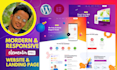 design responsive wordpress landing page by elementor pro