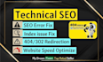 do technical SEO, fix website indexing with search console error