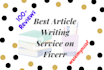 write engaging articles on any topic for your blog or website