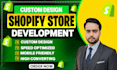 build shopify website, shopify store design and development