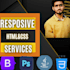 be your front end web developer, html css bootstrap