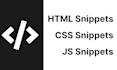 create HTML, CSS, and javascript snippets
