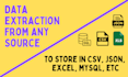 do data extraction from any source