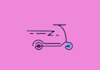 design scooter logo satisfaction guaranteed