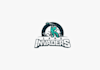 do famous premium nice land invaders game logo