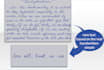 customize a text based on a real handwritten
