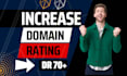 increase domain rating ahrefs dr with high quality backlinks
