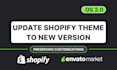 manually update shopify theme