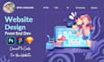 be front end web development in HTML CSS javascript