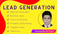 do targeted b2b lead generation and email list building