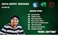 do data entry, encoding, web research and copy paste file