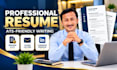 write a professional ats resume, cover letter and linkedin profile