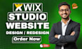 build wix website design, wix redesign, wix website development with wix studio
