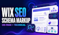optimize wix website SEO and implement schema markup