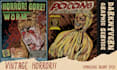 create vintage horror illustration with comic art style