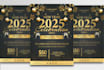 design new year party invitation flyer or any event flyer
