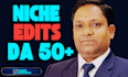do niche edit link insertion on da 50 plus real sites